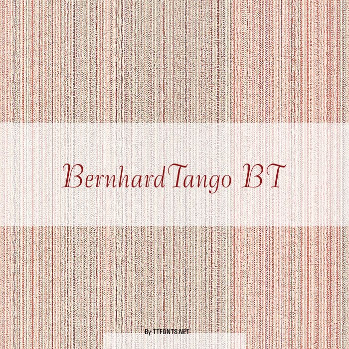 BernhardTango BT example